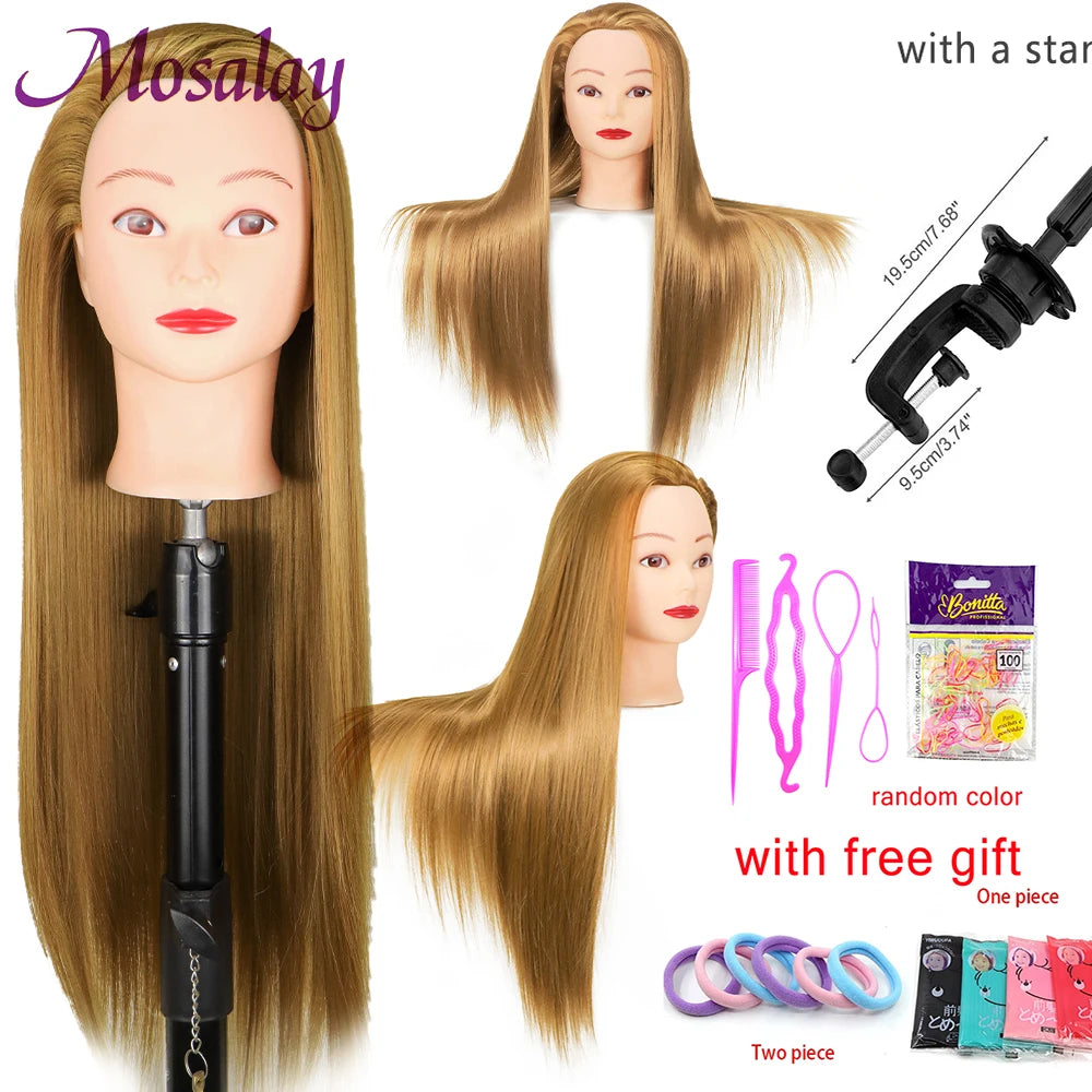 Synthetic Mannequin Head 65cm — Training - View 2