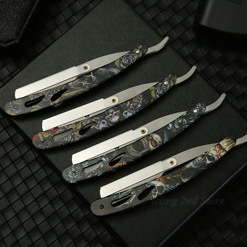 Straight Edge Barber Razor — Stainless - View 3