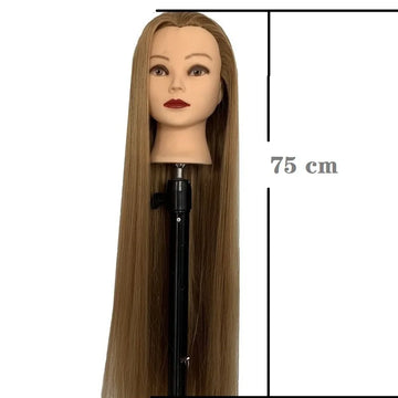 Synthetic Mannequin Head 75cm — Braiding - Professional Training Mannequin