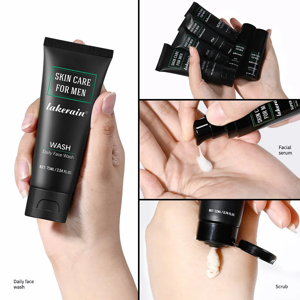 Men's Skincare Kit — Face Wash & Moisturizer