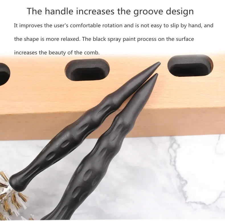 Round Curling Comb Set — 3 Sizes - View 16