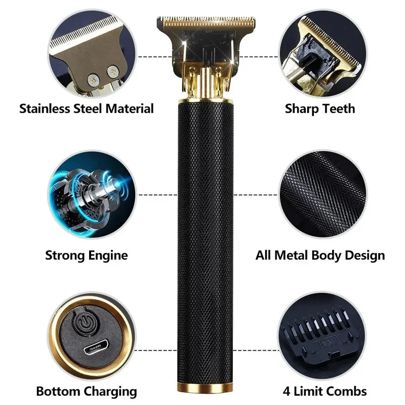 T9 Professional Hair Clipper Set — USB - View 6