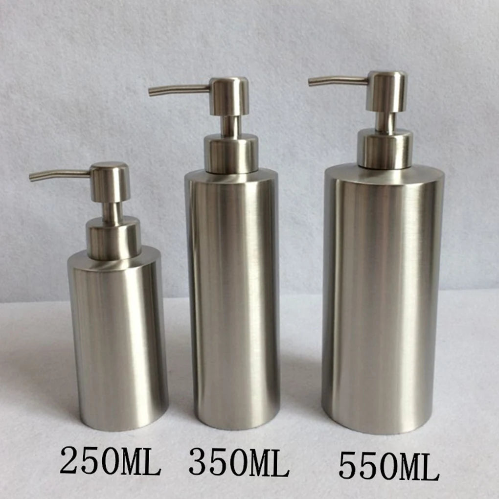Stainless Steel Hand Wash Dispenser - Professional Refillable Container