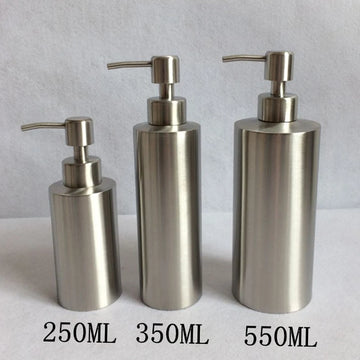 Stainless Steel Hand Wash Dispenser - Professional Refillable Container