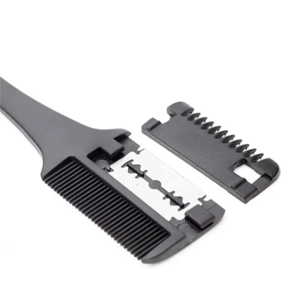 Cutting Comb with Razor Blade — Barber - View 3