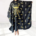 Salon Barber Cape with Neck Duster Brush - View 8