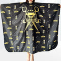 Salon Barber Cape with Neck Duster Brush - View 3