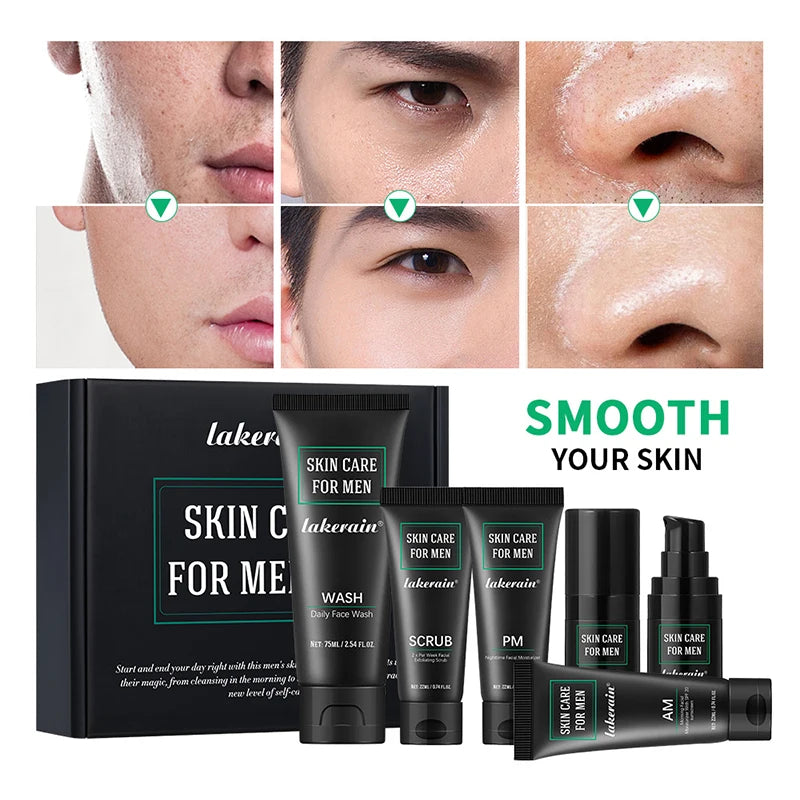 Men's Skincare Kit — Face Wash & Moisturizer