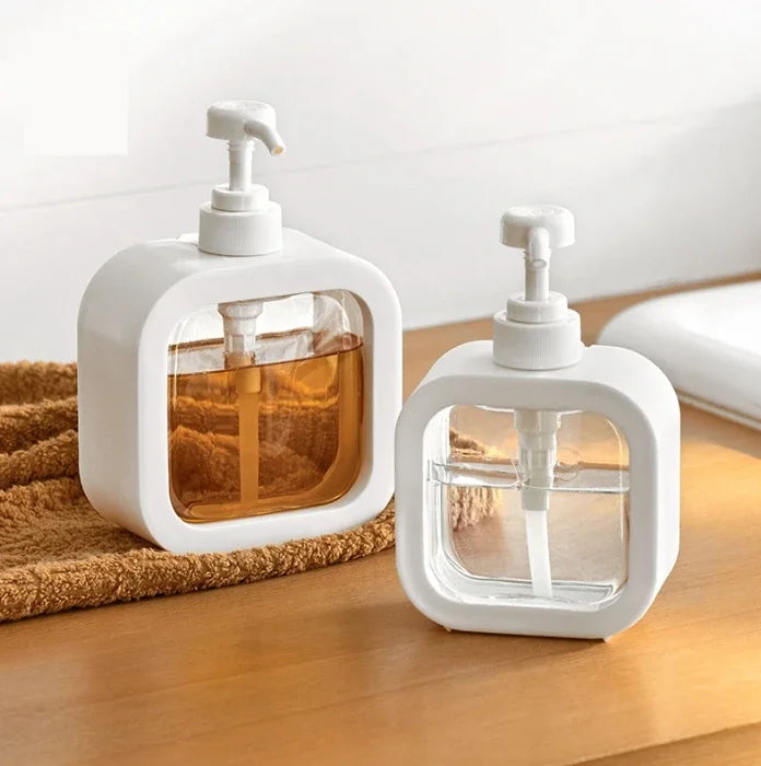 Refillable Shampoo & Lotion Dispenser Set - Professional Refillable Container