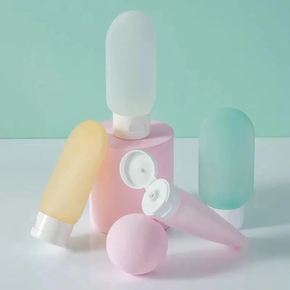 Soft Squeeze Travel Bottles — Set of 4 - Professional Refillable Container