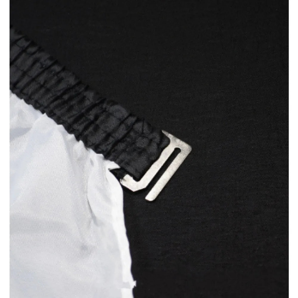 Black Hairdressing Gown — Salon Cutting - View 3