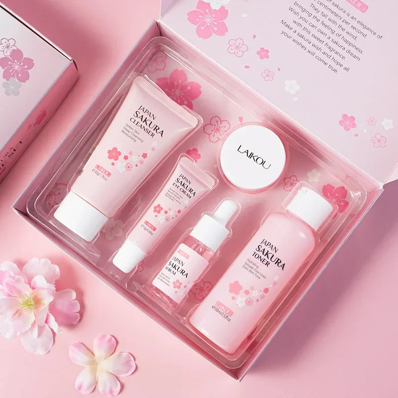 LAIKOU Sakura Moisturizing Kit — 5 Piece - Professional Skincare