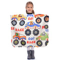 Kid's Cartoon Car Hairdresser Cape - View 9