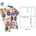 Kid's Cartoon Car Hairdresser Cape - View 5