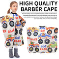 Kid's Cartoon Car Hairdresser Cape - View 7