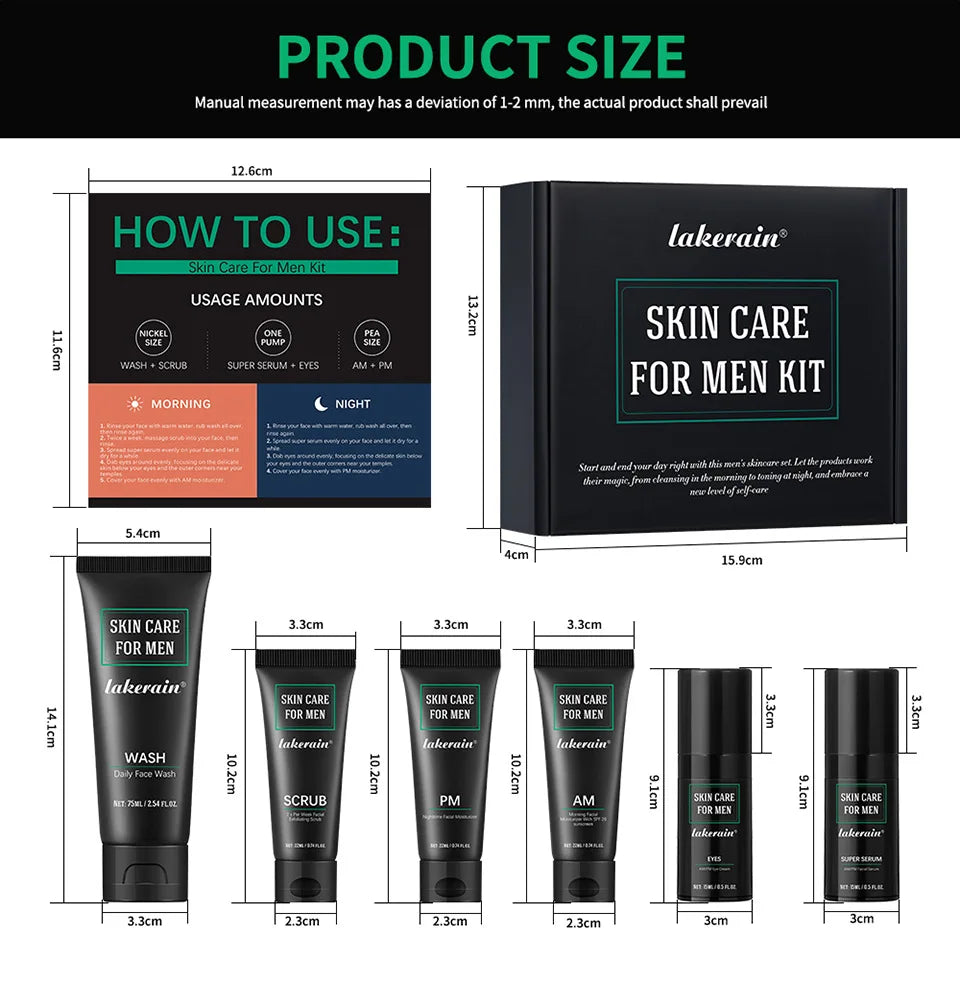Men's Skincare Kit — Face Wash & Moisturizer - View 10