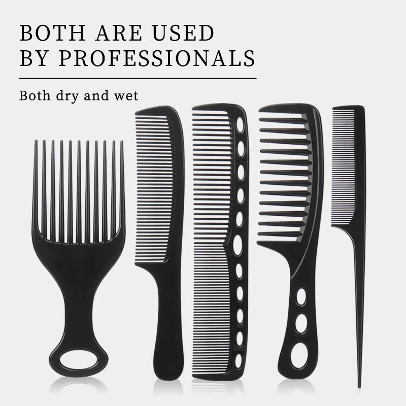 Styling Comb Set — 6 Pieces for Salon - View 4