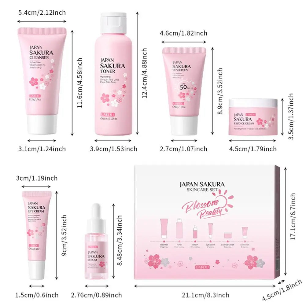 Sakura Skincare Set — 6 Piece Collection - View 20