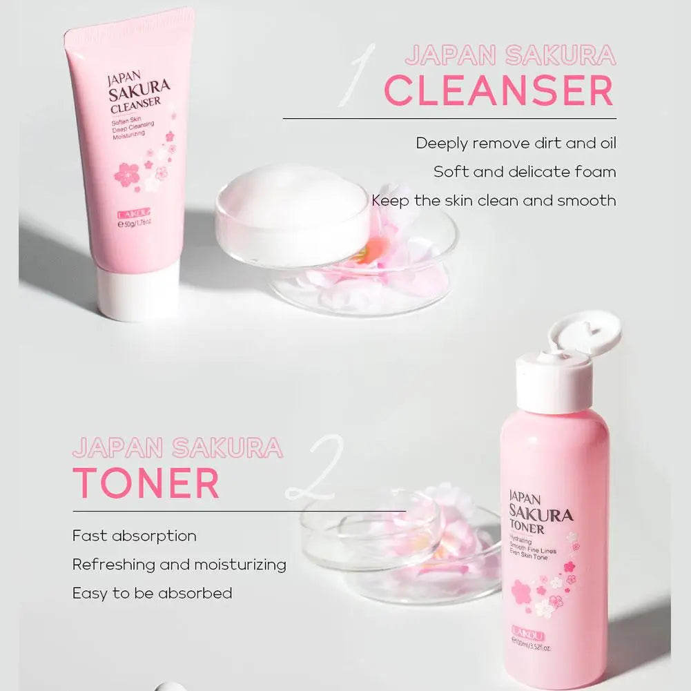 Sakura Skincare Set — 6 Piece Collection - View 9