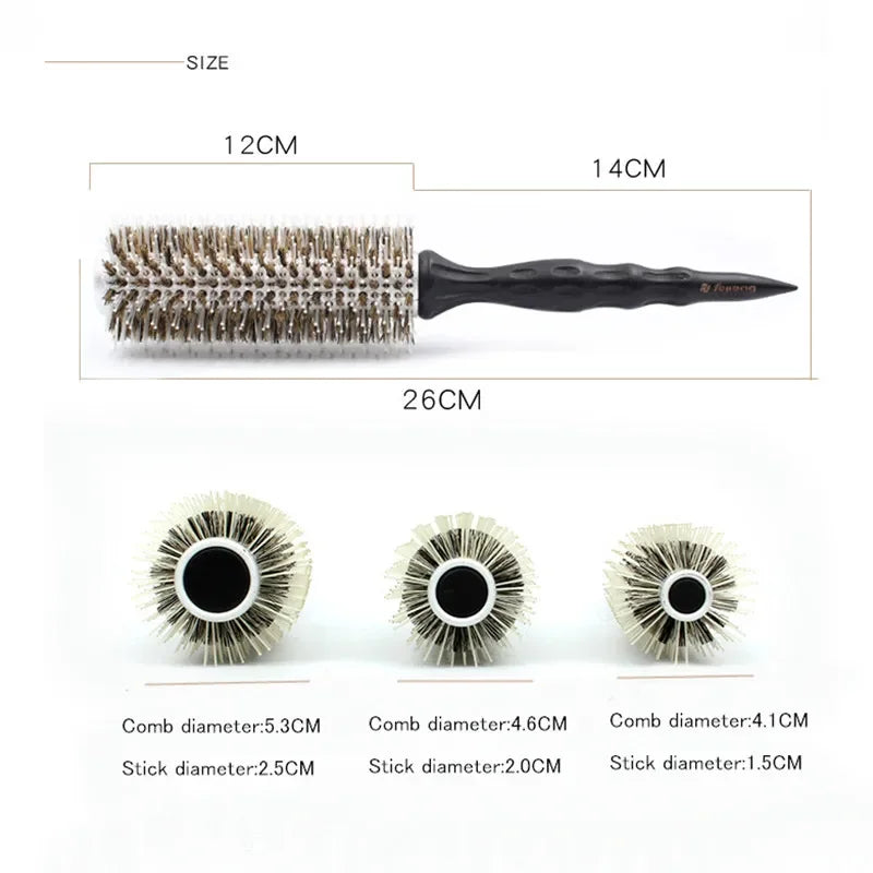Round Curling Comb Set — 3 Sizes - View 21