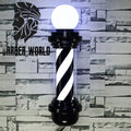 LED Barber Pole Light — Rotating Sign - Professional Salon Decor