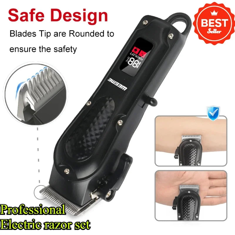 T9 Professional Hair Clipper Set — USB - Professional Barber Razor