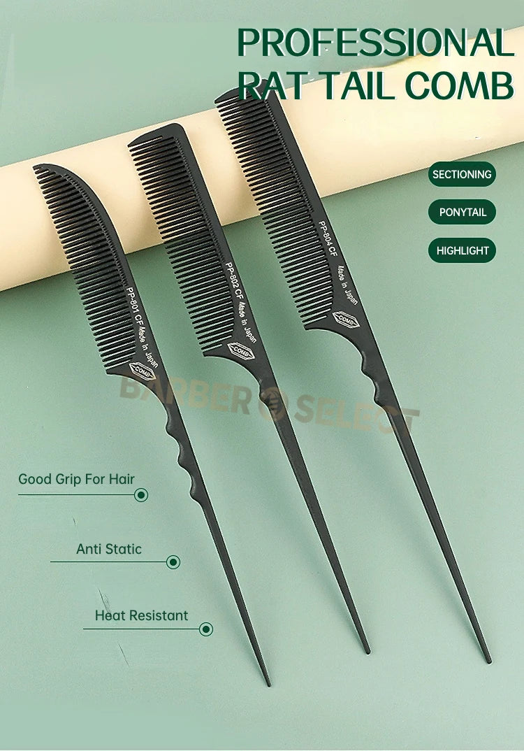 Carbon Tail Comb — Precision Cutting - View 9