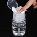 Nail Art Press Pump Bottle — Gel & Acetone - Professional Refillable Container