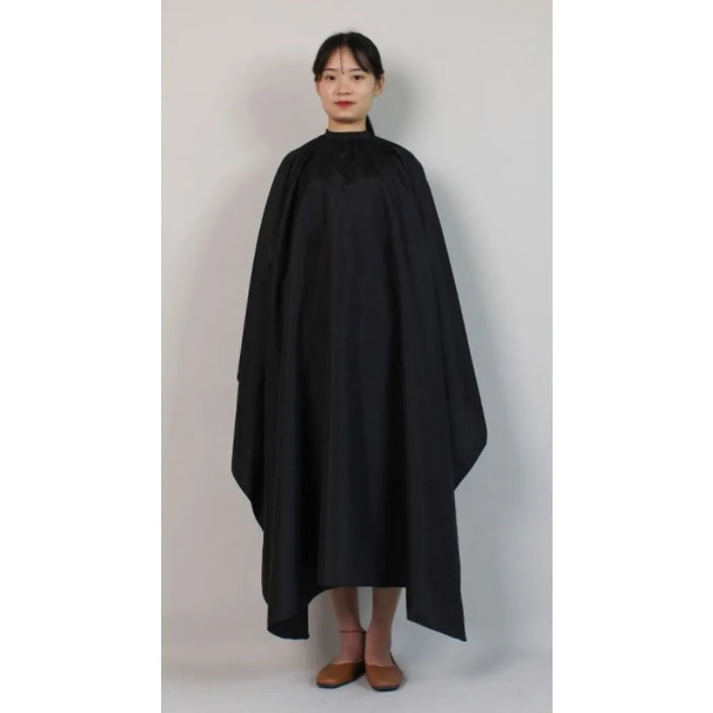 Black Hairdressing Gown — Salon Cutting - Professional Salon Cape