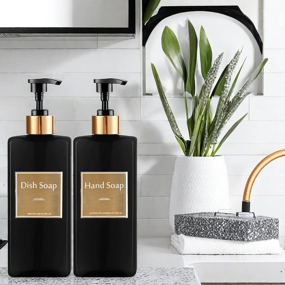 Shower Dispenser Set — Shampoo & Soap - View 2