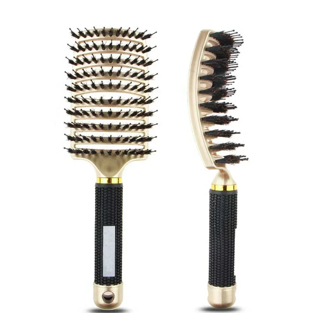 Scalp Massage Brush — Boar Bristle Detangle - View 8