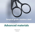 Rounded Facial Hair Scissors — Stainless - View 11