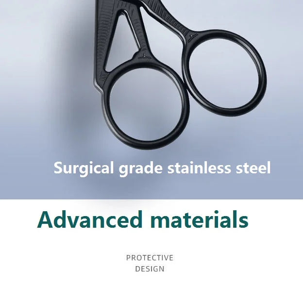 Rounded Facial Hair Scissors — Stainless - View 11
