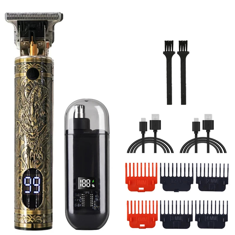 T9 Professional Hair Clipper Set — USB - View 12