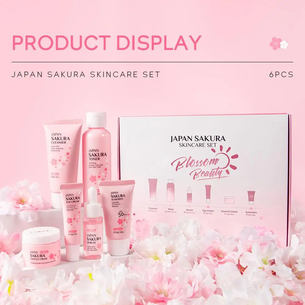 Sakura Skincare Set — 6 Piece Collection - View 4