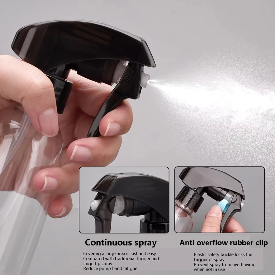 Salon Fine Mist Spray Bottle — Refillable - Professional Refillable Container