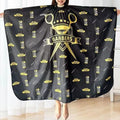 Salon Barber Cape with Neck Duster Brush - View 2