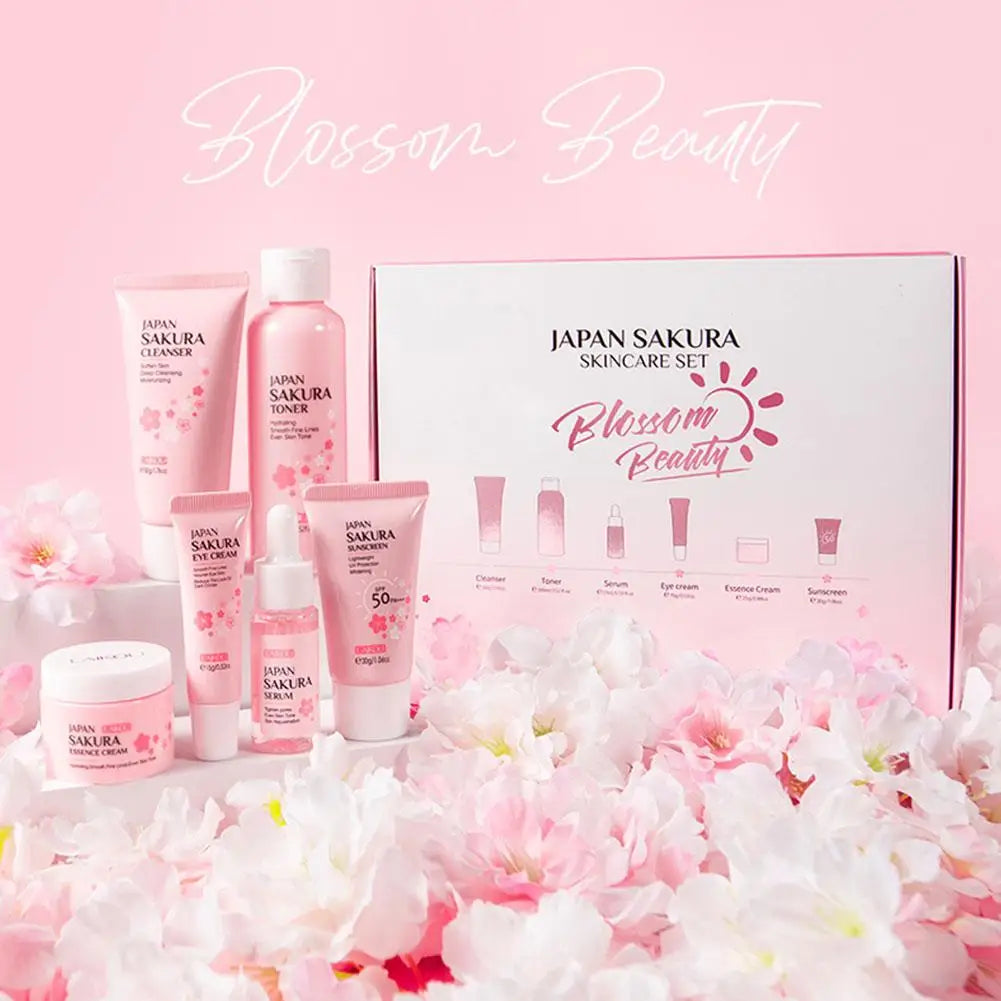Sakura Skincare Set — 6 Piece Collection - View 2