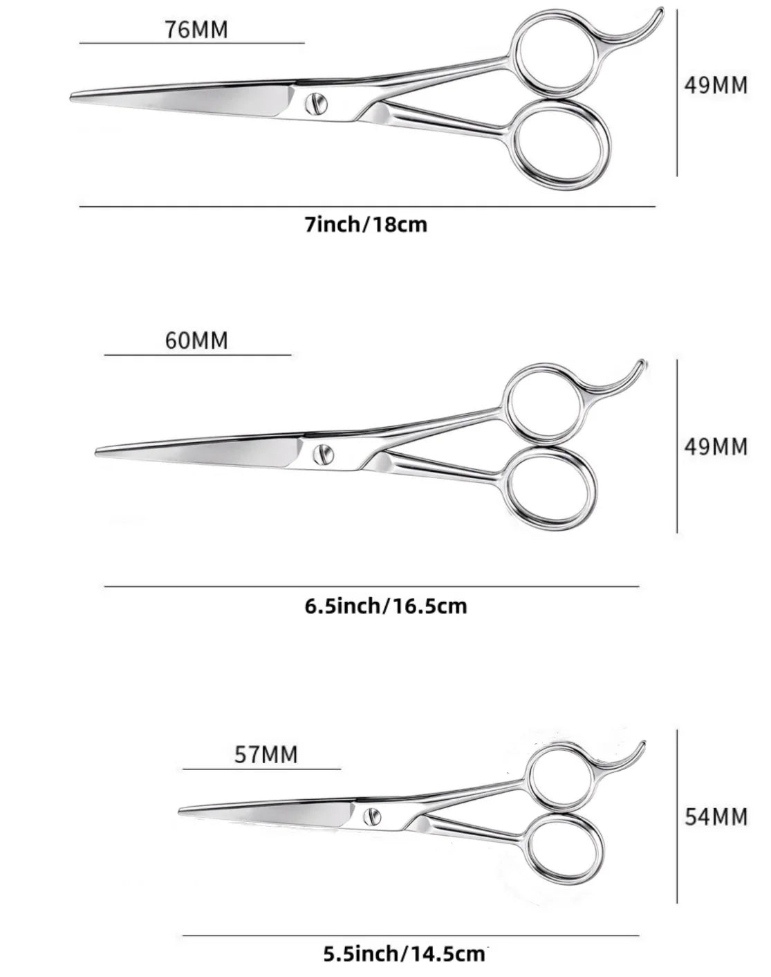 Professional Barber Hair Scissors - View 2