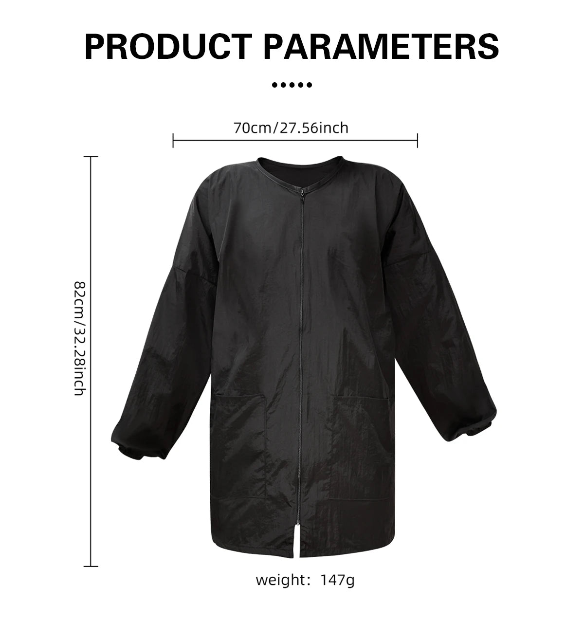 Professional Barber Cape — Hairstylist Cut - View 12