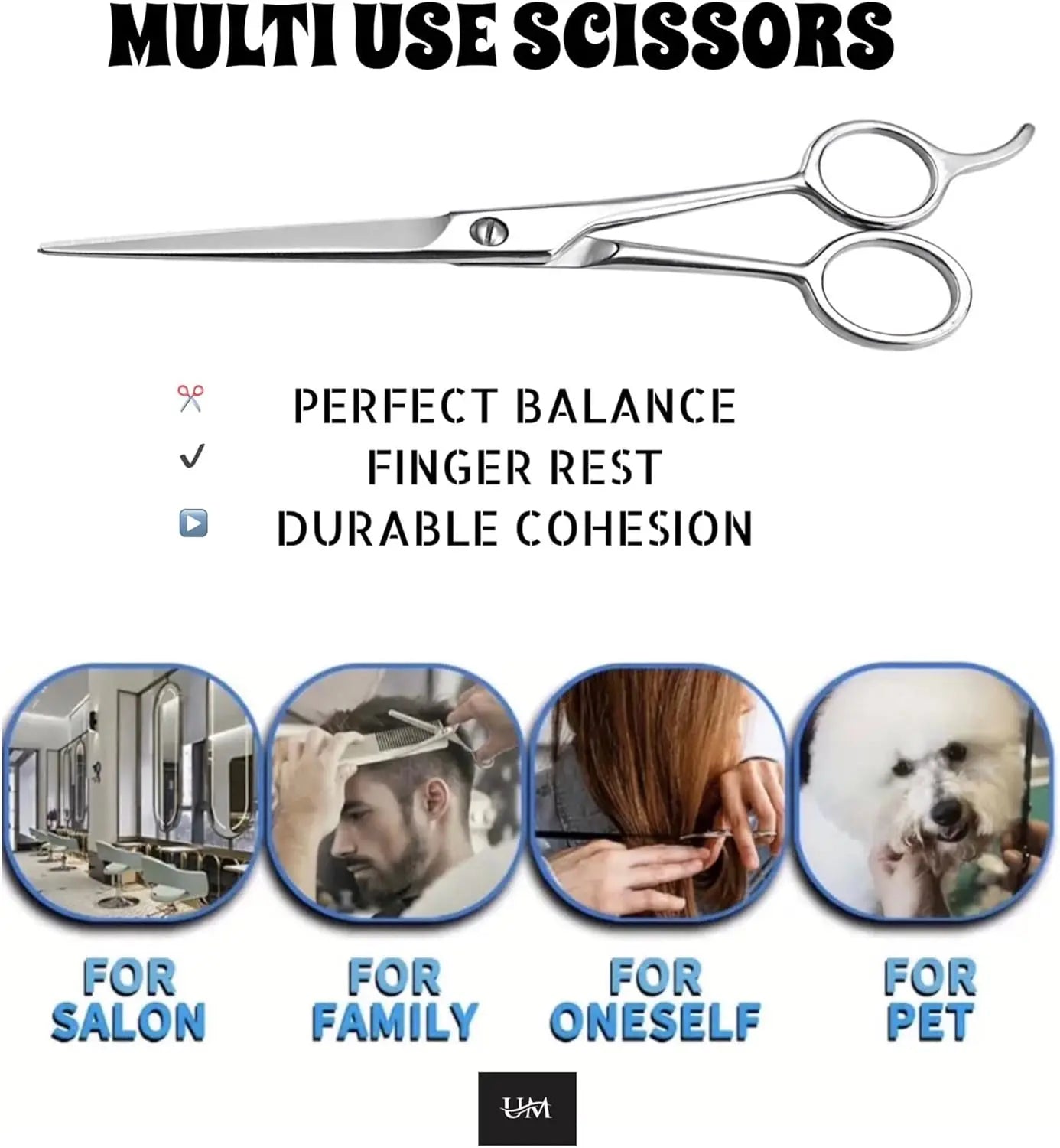 Professional Barber Hair Scissors - View 5