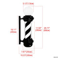LED Barber Pole Light — Rotating Sign - View 6