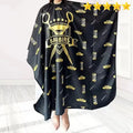 Salon Barber Cape with Neck Duster Brush - Professional Salon Cape