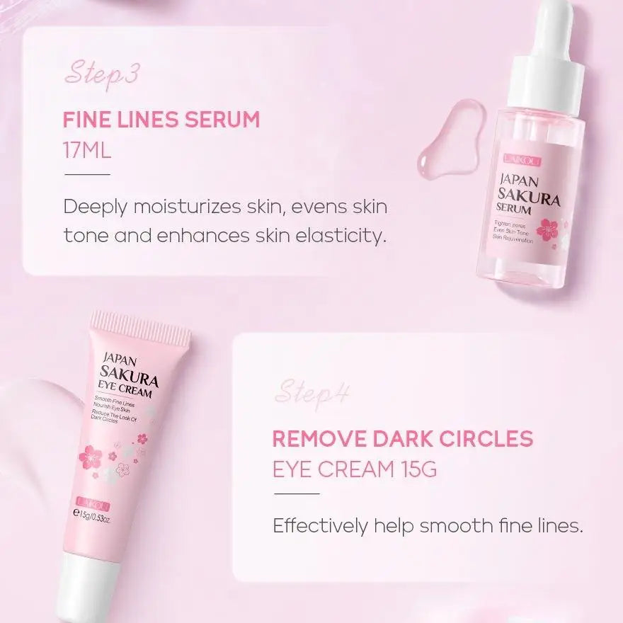 Sakura Skincare Set — 29 Piece Deep Cleanse - View 4