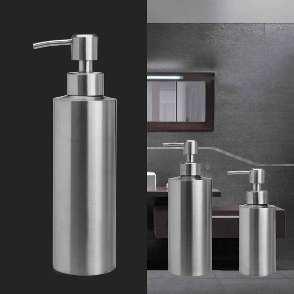 Stainless Steel Hand Wash Dispenser - Professional Refillable Container