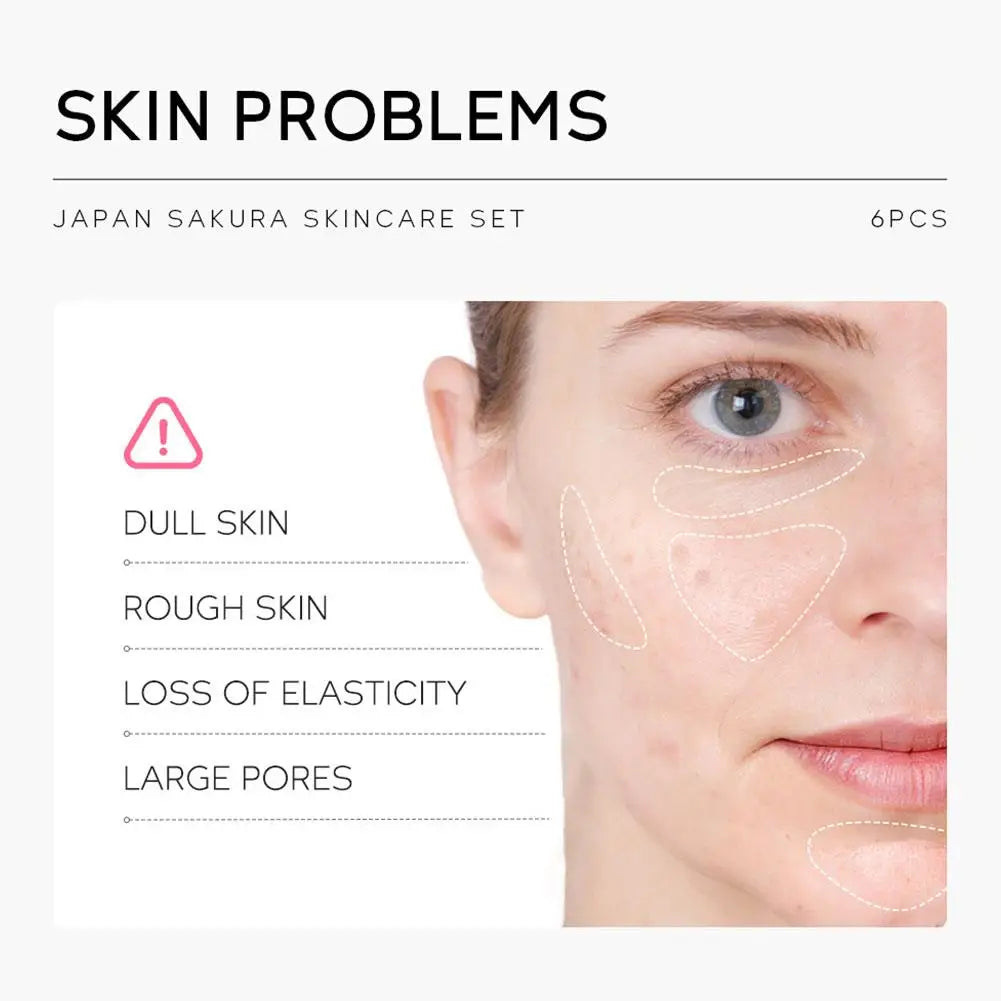 Sakura Skincare Set — 6 Piece Collection - View 12