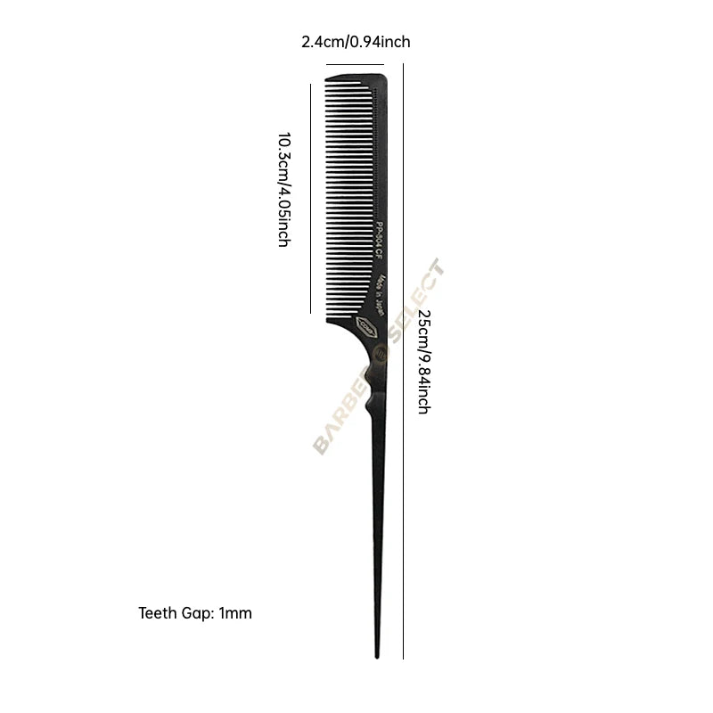 Carbon Tail Comb — Precision Cutting - View 23