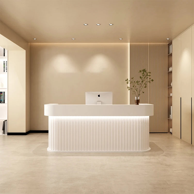 Luxury Salon Reception Desk & Counter - Professional Salon Furniture