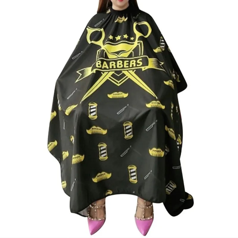 Salon Barber Cape with Neck Duster Brush - View 6