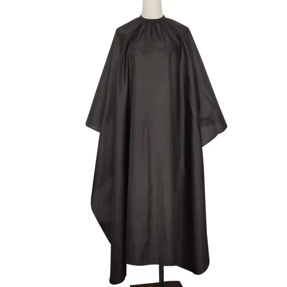 Black Hairdressing Gown — Salon Cutting - View 4
